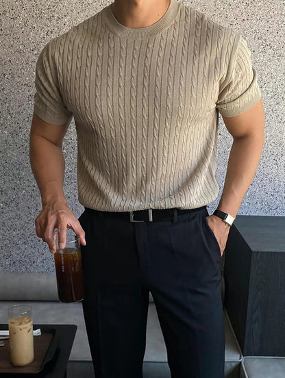 Stylish Cable Knit Fall Shirt