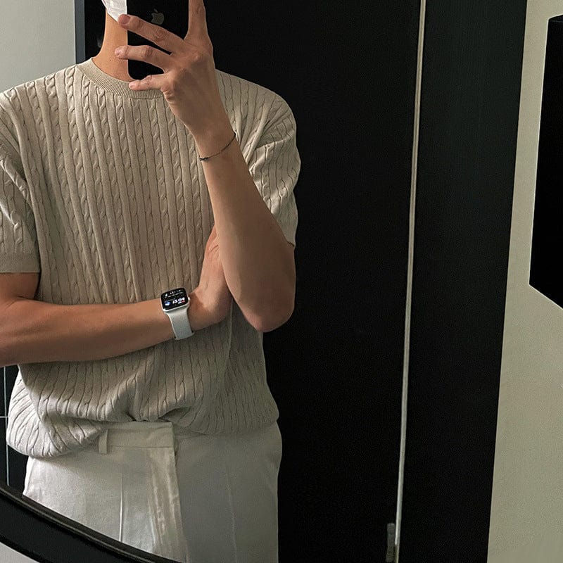 Stylish Cable Knit Fall Shirt